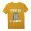 Elevator Buttons Mechaniker Techniker T-Shirt - Humorvolles Geschenk für Aufzugsprofis und Aufzugsliebhaber