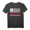 Herren USA-Flagge Dachdecker T-Shirt - Patriotische Arbeitskleidung für Dachdecker, Mechaniker & Handwerker zum 4. Juli