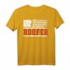 Herren USA-Flagge Dachdecker T-Shirt - Patriotische Arbeitskleidung für Dachdecker, Mechaniker & Handwerker zum 4. Juli