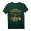 Flugzeugmechaniker T-Shirt - Weil Piloten auch Helden brauchen, lustiges Geschenk für Weihnachten & Geburtstag für Flugzeugfans