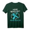 Meine Werkstatt meine Regeln! KFZ-Mechaniker T-Shirt  Perfektes Geschenk für Mechaniker, Tuner und Hobby-Schrauber zu Weihnachten & Geburtstag