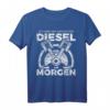 Ich liebe den Geruch von Diesel am Morgen Motor Mechaniker T-Shirt - Lustiges Geschenk für Mechaniker, Freunde & Familie