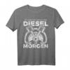Ich liebe den Geruch von Diesel am Morgen Motor Mechaniker T-Shirt - Lustiges Geschenk für Mechaniker, Freunde & Familie