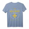Maurer Deus Herren Crusader T-Shirt  Handwerker Geschenk für Maurer, Metallbauer, Mechatroniker & Gerüstbauer, perfekt für Weihnachten & Geburtstag