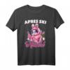 Apres Ski Rabbit Skihaserl Damen Party Crew T-Shirt  Lustiges Ski-Outfit für Skifahrerinnen, Skihasen & Party-Design für Après-Ski Feiern