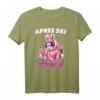 Apres Ski Rabbit Skihaserl Damen Party Crew T-Shirt  Lustiges Ski-Outfit für Skifahrerinnen, Skihasen & Party-Design für Après-Ski Feiern