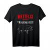 Mettflix The Walking Mett Metzger Mettbrötchen T-Shirt  Lustiges Fleischliebhaber Shirt für Alltag, Freizeit & Geschenk