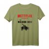 Mettflix The Walking Mett Fleischliebhaber Metzger T-Shirt  Humorvolles Geschenk für Fleischfans und Mett-Liebhaber