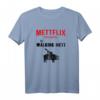 Mettflix The Walking Mett Fleischliebhaber Metzger T-Shirt  Humorvolles Geschenk für Fleischfans und Mett-Liebhaber
