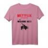 Mettflix The Walking Mett Fleischliebhaber Metzger T-Shirt  Humorvolles Geschenk für Fleischfans und Mett-Liebhaber
