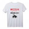Mettflix The Walking Mett Fleischliebhaber Metzger T-Shirt  Humorvolles Geschenk für Fleischfans und Mett-Liebhaber