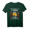 Lustiges Grill T-Shirt - 'Thats what I do I drink I grill and I know Things' für Grillmeister, Fleischliebhaber und BBQ-Fans