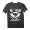 Herren Metzger aus Leidenschaft - Fleischer Beruf T-Shirt für Schlachter, Fleischverarbeiter & Fleischliebhaber