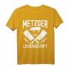 Herren Metzger aus Leidenschaft - Fleischer Beruf T-Shirt für Schlachter, Fleischverarbeiter & Fleischliebhaber