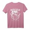 Fleischer Metzger Schlächter Totenkopf Lustiges T-Shirt  Perfektes Geschenk für Fleischerei-Profis & Kollegen