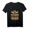 Lustiges Metzger T-Shirt mit Spruch »Ein Fleischer macht keine Pause«  Perfektes Geschenk für Fleischer, Schlachter & Metzgerei-Freunde