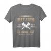 Lustiges Metzger T-Shirt - 'Ein Metzger hört nicht auf wenn er müde' Geschenkidee für Fleischer, Schlachter & Fleischerei-Profis zu Geburtstag & Weihnachten