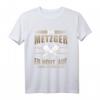 Lustiges Metzger T-Shirt - 'Ein Metzger hört nicht auf wenn er müde' Geschenkidee für Fleischer, Schlachter & Fleischerei-Profis zu Geburtstag & Weihnachten