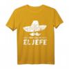 El Jefe T-Shirt Mexikaner mit Sombrero - Lustiges Geschenk für Chef, Mexiko Fan und Liebhaber mexikanischer Kultur