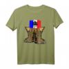 Fremdenlegion Stiefel, Frankreich Flagge & Wappen Militär T-Shirt  Perfekt als Geschenk für Soldaten, Veteranen & Militärfans
