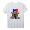 Fremdenlegion Stiefel, Frankreich Flagge & Wappen Militär T-Shirt  Perfekt als Geschenk für Soldaten, Veteranen & Militärfans