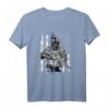 Vintage Militär T-Shirt für stolze Veteranen  Amerikanische Flagge mit Soldaten, perfekt für Gedenktag & 4. Juli Feier