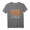 Lustiges Windturbinen-Reparatur-Geschenk für einen Techniker T-Shirt  Perfekt für Windkraftprofis & Energieingenieure