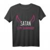 Satan Sugar Daddy Sarkasmus Gothik Humor T-Shirt  Witziges Dark Humor Shirt für Gothic Fans und Freunde