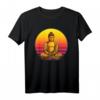 Buddha Shirt mit Bonsai, Dharma Rad und Meditationsmotiven  Spirituelles T-Shirt für Buddhisten, Zen Mönche und Naturliebhaber