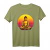 Buddha Shirt mit Bonsai, Dharma Rad und Meditationsmotiven  Spirituelles T-Shirt für Buddhisten, Zen Mönche und Naturliebhaber