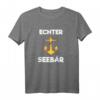 Echter Seebär, Anker, Bootskapitän & Segler T-Shirt - Lustiges Maritimes Design für Kapitäne, Matrosen & Seefahrer