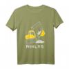 Kinder Bagger T-Shirt mit personalisiertem Vornamen Niklas  Perfektes Geburtstagsgeschenk für Bagger- und Baustellenfans