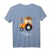 Kinder Traktor Schlepper Landwirtschaft Name Theo Geschenk T-Shirt  Perfektes Geschenk für kleine Landwirte, Neffen und Enkel