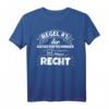 Lustiges Katastertechniker T-Shirt - Hat immer Recht, perfektes Geschenk für Vermessungsexperten & Technikprofis