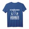 Netzwerktechniker T-Shirt - Lustiger Spruch 'Da fliegen die Datenpakete aus der Kurve' für IT-Profis & Computer Nerds