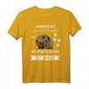 Vorsicht vor dem Frauchen Neufundländer Shirt - Lustiges Hundeliebhaber T-Shirt für Neufundländer Fans & Hundebesitzer