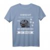 Vorsicht vor dem Frauchen Neufundländer Shirt - Lustiges Hundeliebhaber T-Shirt für Neufundländer Fans & Hundebesitzer