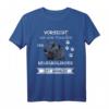Vorsicht vor dem Frauchen Neufundländer Shirt - Lustiges Hundeliebhaber T-Shirt für Neufundländer Fans & Hundebesitzer