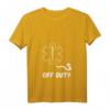 Damen Sanitäter Off Duty T-Shirt mit V-Ausschnitt  Lustiges Rettungsdienst Design für Sanitäter, Notärzte & Ersthelfer als Geschenkidee