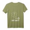 Damen Sanitäter Off Duty T-Shirt mit V-Ausschnitt  Lustiges Rettungsdienst Design für Sanitäter, Notärzte & Ersthelfer als Geschenkidee