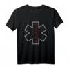 Star Of Life Herzschlag EKG Puls Sanitäter Rettungsdienst T-Shirt  Perfekt für Sanitäter, Rettungskräfte & Ersthelfer für Einsatz & spezielle Anlässe