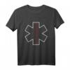 Star Of Life Herzschlag EKG Puls Sanitäter Rettungsdienst T-Shirt  Perfekt für Sanitäter, Rettungskräfte & Ersthelfer für Einsatz & spezielle Anlässe