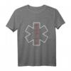 Star Of Life Herzschlag EKG Puls Sanitäter Rettungsdienst T-Shirt  Perfekt für Sanitäter, Rettungskräfte & Ersthelfer für Einsatz & spezielle Anlässe
