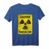 Vorsicht Radioaktiv Warnung T-Shirt  Nukleare Gefahr Schild mit Humor, kreatives Geschenk für Technik- und Wissenschaftsfreunde