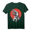 Samurai Schwertkämpfer T-Shirt mit Kanji Kalligrafie  Bushido Code für Kampfkunstliebhaber & Japan Fans