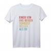 Einer von uns Beiden schiesst besser als du Schießsport T-Shirt  Lustiges Geschenk für Sportschützen, Jäger & Bogenschützen zu Weihnachten & Vatertag