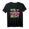 Regel Nr.1 er hat Recht Schulbegleiter T-Shirt  Das perfekte Geschenk für Schulbegleiter, Schulassistenten und Inklusionshelfer