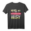 Regel Nr.1 er hat Recht Schulbegleiter T-Shirt  Das perfekte Geschenk für Schulbegleiter, Schulassistenten und Inklusionshelfer