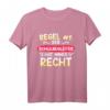 Regel Nr.1 er hat Recht Schulbegleiter T-Shirt  Das perfekte Geschenk für Schulbegleiter, Schulassistenten und Inklusionshelfer