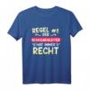 Regel Nr.1 er hat Recht Schulbegleiter T-Shirt  Das perfekte Geschenk für Schulbegleiter, Schulassistenten und Inklusionshelfer